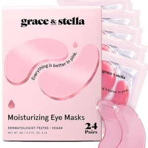 Pink Under Eye Masks (24 Pairs)