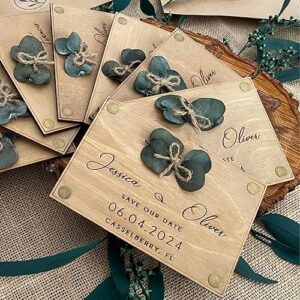 Eucalyptus Save the Date Magnets