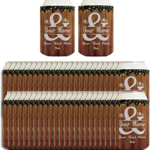 Mr & Mrs Can Sleeves (96-Pack)