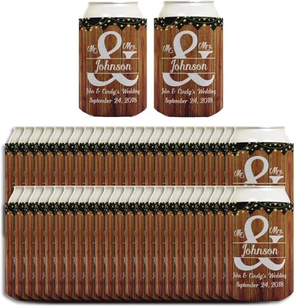 Mr & Mrs Can Sleeves (96-Pack) - Image 4