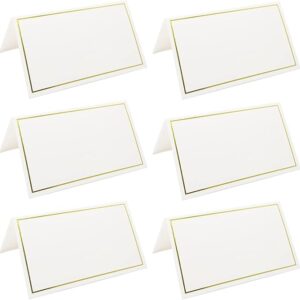 50 Gold Foil Tent Cards - 2x3.5"