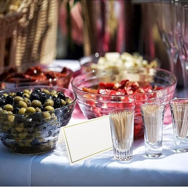 50 Gold Foil Tent Cards - 2x3.5" - Image 4
