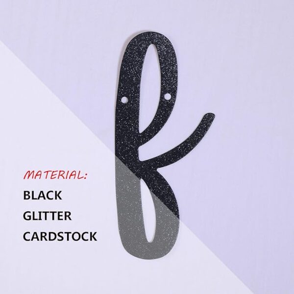 Family Ever After Black Glitter Banner - Image 3