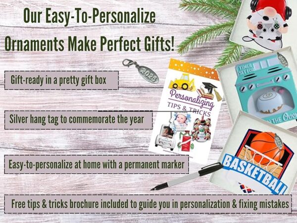 Our First Christmas 2025 Ornament – Just Married Mr & Mrs Gift Box - Image 4