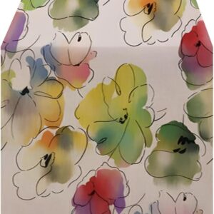 Colorful Floral Table Runner – 13x36" Spring/Summer Decor
