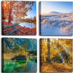 Four Seasons Tree Canvas Art