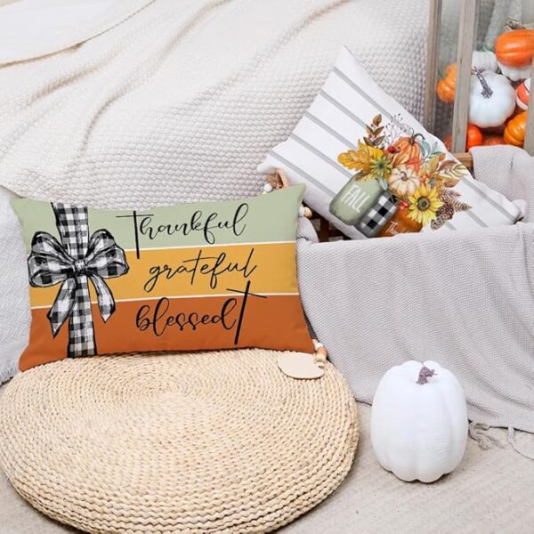 Fall Decorative Pillow Covers (Set of 4) - Image 3
