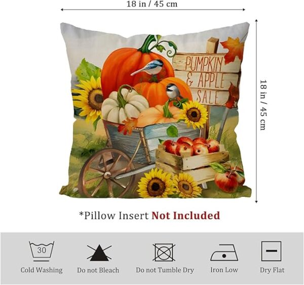 Farmhouse Fall Pillow Covers (Set of 4) - Image 3