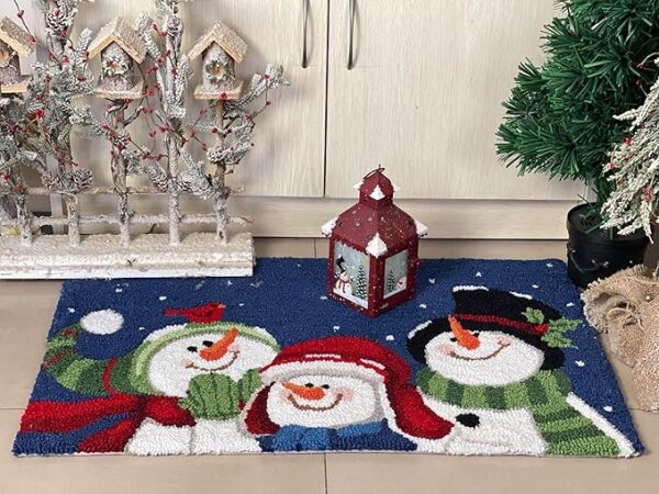 Snowman Family Accent Rug - Image 2