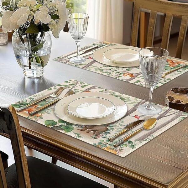 Winter Forest Placemats (Set of 6) - Image 3
