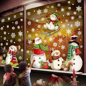 Christmas Snowflake Window Clings