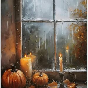 Cozy Fall Pumpkin Wall Art - 11x14in