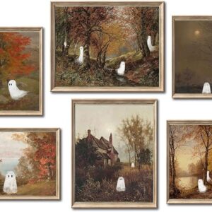 6-Pc Vintage Halloween Wall Art Set