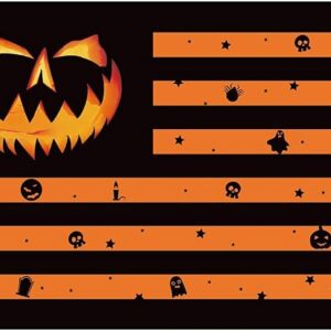Halloween Flag 3x5 ft – Double Jack-O'-Lantern Outdoor Banner