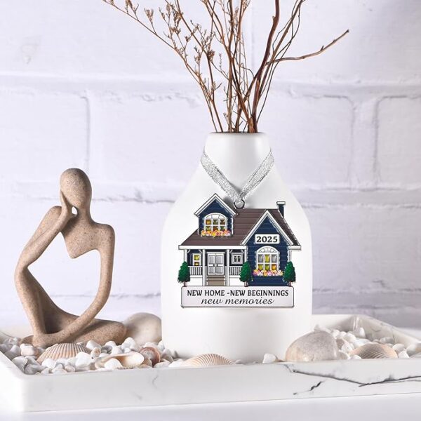 New Home Ornament 2025 – Metal Housewarming Gift for Women & Couples - Image 4