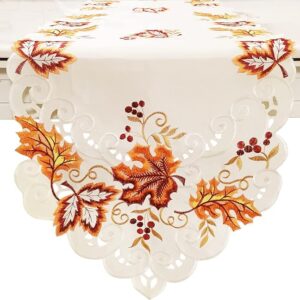 Maple Leaf Fall Table Runner - 15x67 Inch