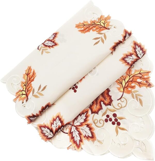 Maple Leaf Fall Table Runner - 15x67 Inch - Image 2