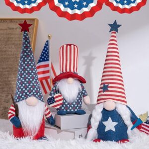 3-Pack Patriotic Gnomes - 4th of July Decor