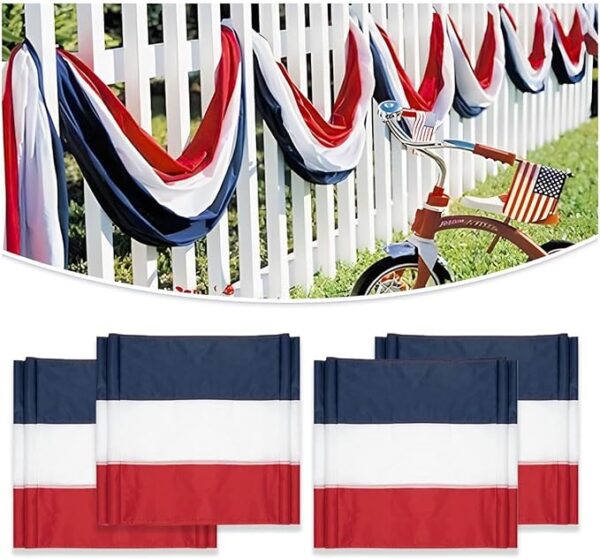 4-Pack American Bunting Flag - 2" x 20Ft