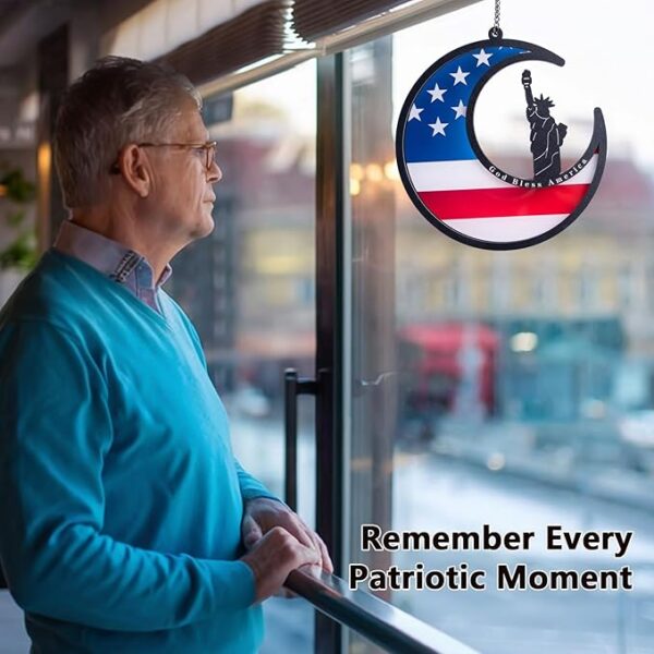 4th of July Suncatcher - Patriotic Window Decor - Image 2