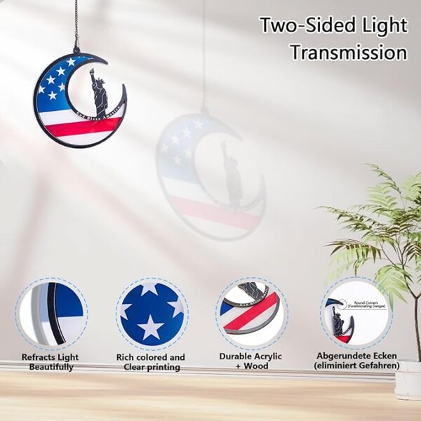 4th of July Suncatcher - Patriotic Window Decor - Image 3