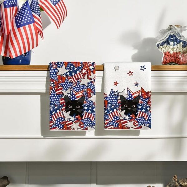 4th of July Gnome Table Runner - 13x72 Inch - Image 3