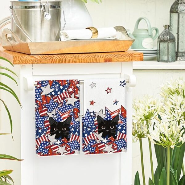 4th of July Gnome Table Runner - 13x72 Inch - Image 4