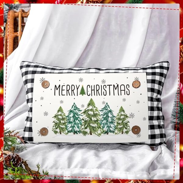 Interchangeable Seasonal Throw Pillow Cover - 12 Panels - Image 4