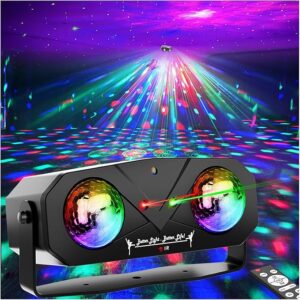 5-in-1 Disco Party Light Projector (Star & Ocean)