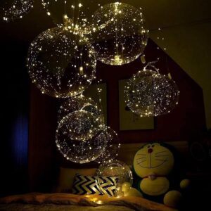 18-Pack LED Party Balloons with String Lights (Warm White)