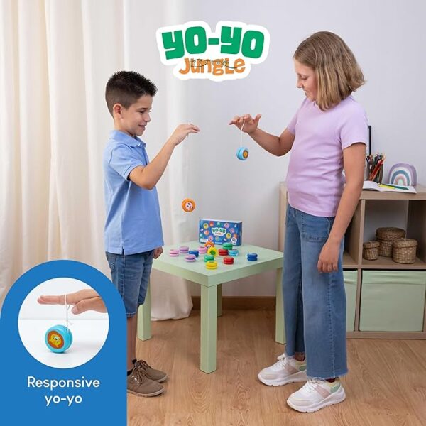 16 Jungle Animal Yo-Yos - Wooden Party Favors - Image 4