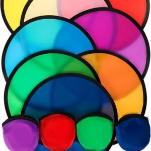 Foldable Flying Disc Fans Set – Beach & Outdoor Toy for Parties, Weddings, Halloween, Christmas & New Year