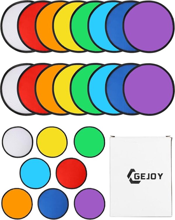 Foldable Flying Disc Fans Set – Beach & Outdoor Toy for Parties, Weddings, Halloween, Christmas & New Year - Image 2