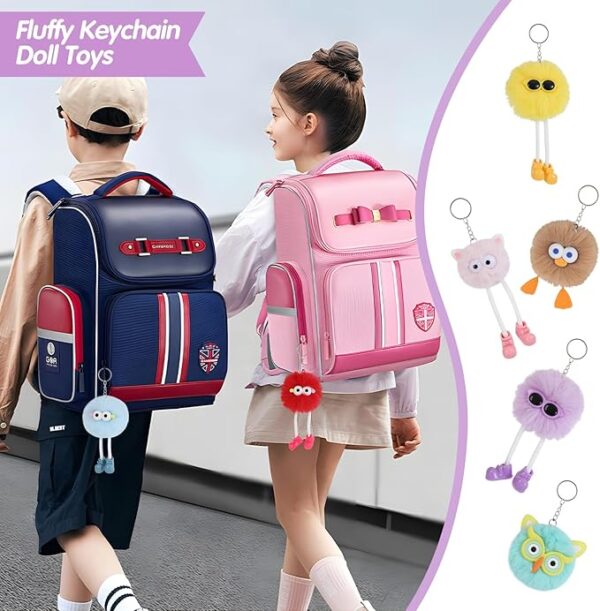 24 PCs Kids Keychains – Cute Birthday Goodie Bag & Classroom Prize Party Favors for Ages 8-12 - Image 4
