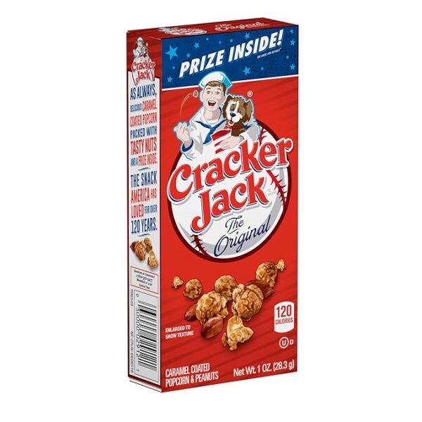 Cracker Jack Caramel Coated Popcorn & Peanuts, Original, 1 Ounce Boxes (Pack of 25) - Image 2
