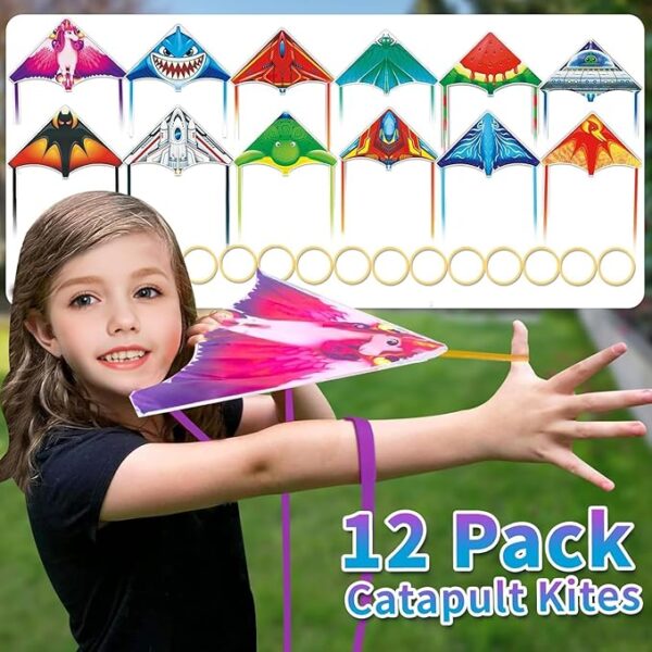 Mini Finger Launcher Kites for Kids Ages 4-8 – Easy-Fly Outdoor Toys & Party Favors - Image 2