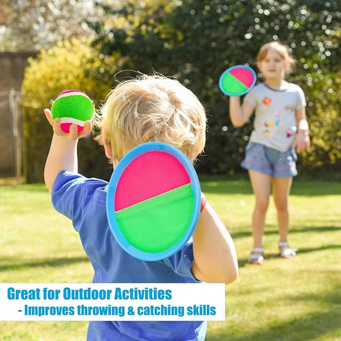 Toss & Catch Ball Game - Outdoor/Beach Toy for Kids 3-10 - Image 3