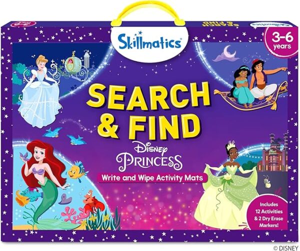 Skillmatics Disney Princess Search & Find Game (Ages 3-6)