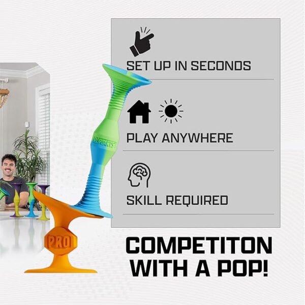 Suction Cup Throwing Game with Wigglenobber Target - Image 3