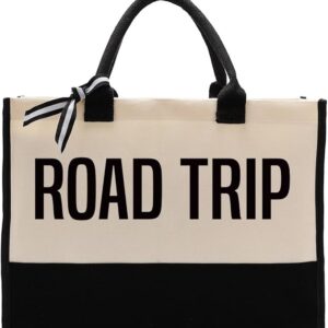 Cotton Canvas Tote Bag - Weekend & Travel Gift for Women