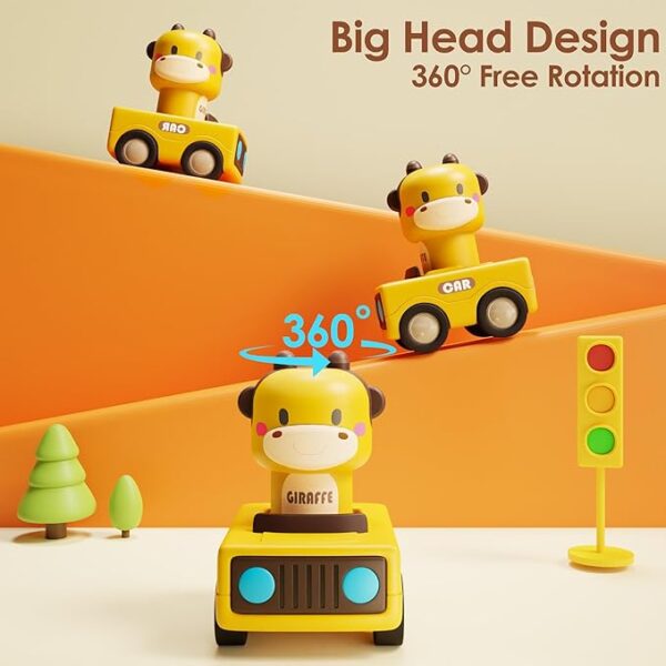 Press-to-Go Animal Cars for Toddlers 1-3 - Image 3