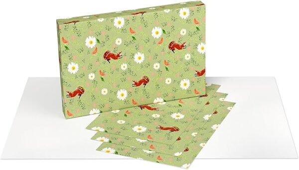 Pen and Pillar Gridline Wrapping Paper, 12 Sheets (30"x20") - Image 2