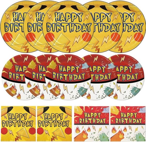 40pc Happy Birthday Disposable Tableware Set (Serves 10)