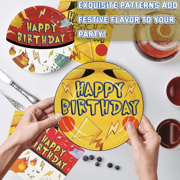 40pc Happy Birthday Disposable Tableware Set (Serves 10) - Image 3