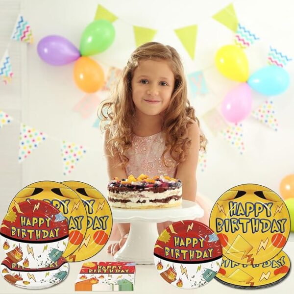 40pc Happy Birthday Disposable Tableware Set (Serves 10) - Image 4