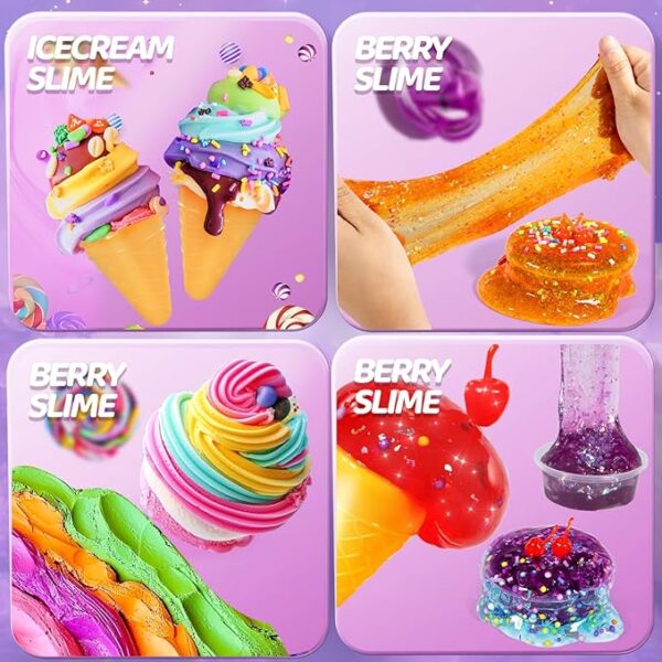 DIY Ice Cream Slime Kit - Party Favors & STEM Toy - Image 3