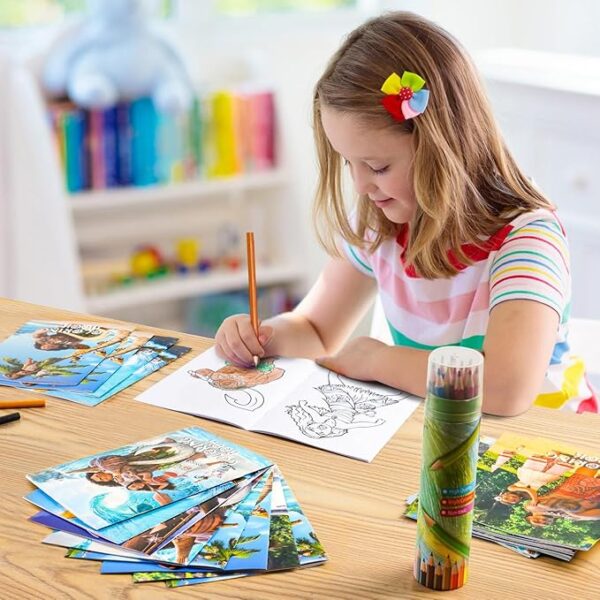 24pc Moana Coloring Books - Party Favors & Rewards - Image 4