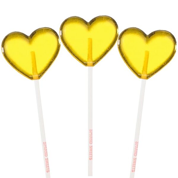 24pc Rainbow Mix Heart Lollipops - Assorted Flavors (USA Made) - Image 4