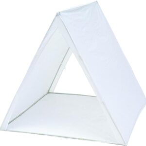 Fun Express Kids Indoor Slumber Party Tent - 45" x 40" White