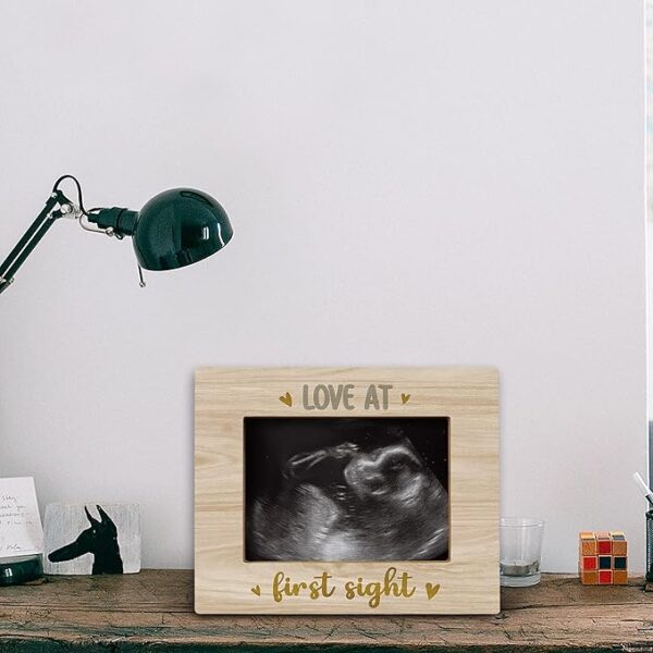Love at First Sight Photo Frame – 5x7" Gender Reveal & First Mother's Day Gift - Image 3